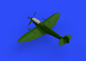 Additions (3D resin printing) 1/48 Supermarine Spitfire Mk.XVI top cowl (designed to be used with Eduard kits) 