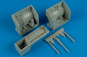 Additions (3D resin printing) 1/32 Mikoyan MiG-23MF/MiG-23ML Flogger wheel bay (designed to be used with Trumpeter kits)[MiG-23MF MiG-23ML Flogger G MiG-23MLD Flogger K]