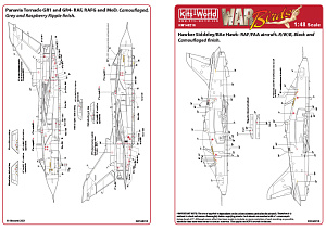 Decal 1/48 Hawker Siddeley/BAe Hawk- RAF/FAA aircraft (Kits-World)