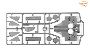 Model kit 1/48 Polikarpov I-16 Type 5 (early version) (Clear Prop)