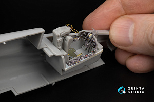 F-8J Crusader 3D-Printed & coloured Interior on decal paper (Hasegawa/Hobby 2000)