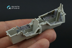 F-14B 3D-Printed & coloured Interior on decal paper (conversion for F-14D Tamiya) (with 3D-printed resin parts)