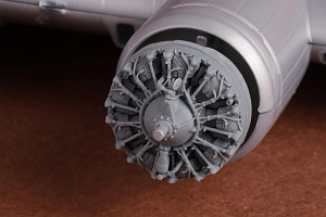 Additions (3D resin printing) 1/72 Boeing B-17F/B-17G Flying Fortress engine set (designed to be used with Revell kits) 3D-printed resin