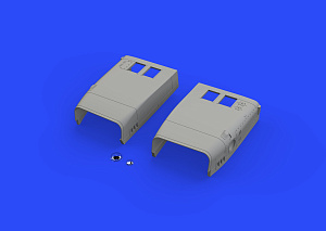 Additions (3D resin printing) 1/48 Mikoyan MiG-23MF engine air intakes (designed to be used with Eduard kits and Trumpeter kits) 