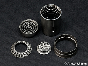 Additions 1/48 Rolls-Royce Spey engine nozzles for 1/48 scale Hasegawa British F-4K/M Phantom II models (A.M.U.R.Reaver) 