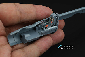 MiG-21R (Grey panels) 3D-Printed & coloured Interior on decal paper (Eduard)