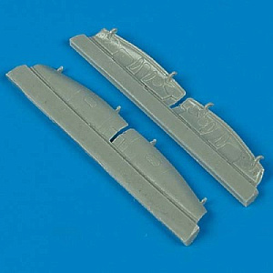 Additions (3D resin printing) 1/72 de Havilland Mosquito undercarriage doors (designed to be used with Tamiya kits) 