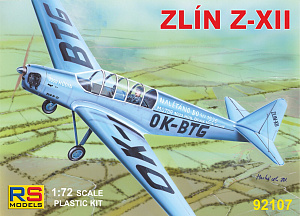 Model kit 1/72 Zlin Z-XII (RS Models)