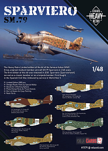 Model kit 1/48 Savoia-Marchetti SM.79 (Eduard kits)