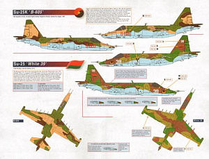Decal 1/32 Sukhoi Su-25 Frogfoot Foreign(10) (Linden Hill)