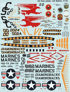 Decal 1/32 Douglas A-4M Skyhawk Last Of The Hot Rods (Zotz)