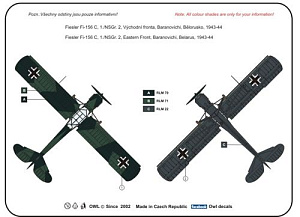 Decal 1/48 Fieseler Fi.156C 'Storch' Nachtschlacht (Owl Decals)