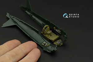 A6M2 Zero (Nakajima Prod.) 3D-Printed & coloured Interior on decal paper (Fine molds)