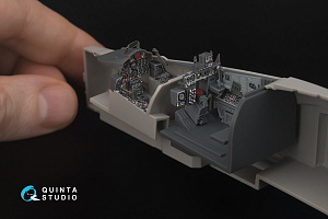 F-4M Phantom FGR.2 3D-Printed & coloured Interior on decal paper (Hasegawa) (Small version) (with 3D-printed resin parts)