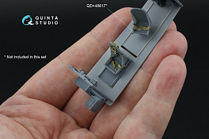 Fairey Barracuda Observer Station 3D-Printed & coloured Interior on decal paper (Trumpeter) (with 3D-printed resin parts)
