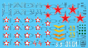 Decal 1/48 IL-10 late (7x camo) Part 1 (HAD)