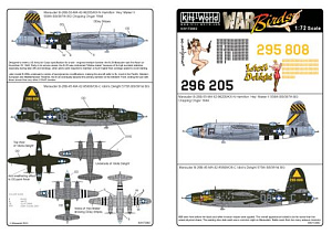 Decal 1/72 Martin B-26B Marauders. 42-96205/KX-N Hamilton (Kits-World)