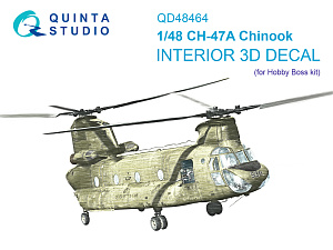 CH-47A 3D-Printed & coloured Interior on decal paper (HobbyBoss)