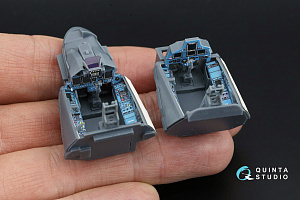 Su-30SM 3D-Printed & coloured Interior on decal paper (Zvezda) (with 3D-printed resin parts)