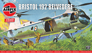 Model kit 1/72 Bristol 192 Belvedere (Airfix)
