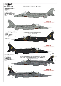 Decal 1/48 Sepecat Jaguar GR.1/GR.1A Part 1 (7) (Xtradecal)
