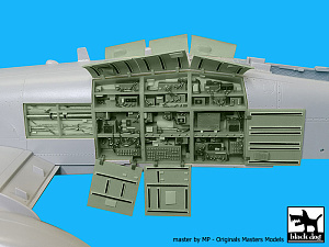 Additions (3D resin printing) 1/48 Fairchild A-10A/A-10C big set (designed to be used with Italeri kits)