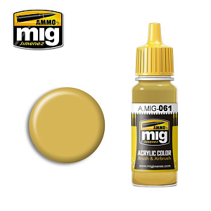 Acrylic paint WARM SAND-YELLOW  (Ammo Mig) (17ml) 