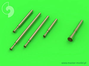 Aircraft detailing sets (brass) 1/72  Lockheed P-38M Lightning - .50 cal Brownings and 20mm cannon tips with flash hiders