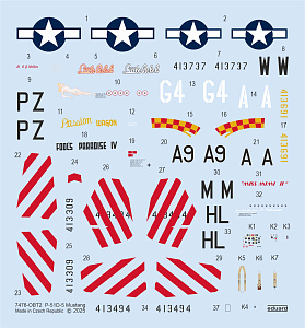 Model kit 1/72 North-American P-51D-5 Mustang (Weekend Edition) (Eduard kits)
