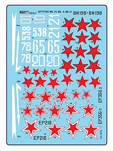 Decal 1/48 Supermarine Spitfire Mk.VB/PR Mk.IV Lend-Lease Supermarine Spitfire (AML)