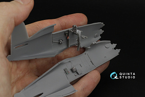 Boeing F4B-4 3D-Printed & coloured Interior on decal paper (Clear Prop)