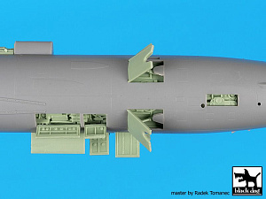 Additions (3D resin printing) 1/48 Sukhoi Su-17/Su-22 Big set (designed to be used with Hobby Boss kits) 