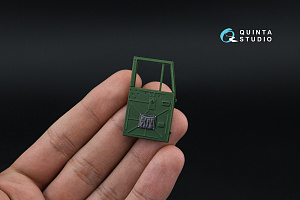 KrAZ-255B 3D-Printed & coloured Interior on decal paper (Roden) (Small version)