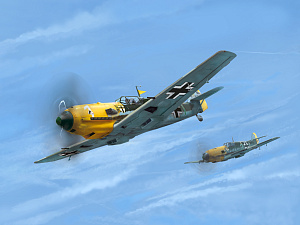 Model kit 1/48 Messerschmitt Bf-109E-4 Emil (Wingsy Kits)