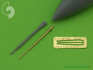 Aircraft detailing sets (brass) 1/72 Mikoyan MiG-23MLD (Flogger K) - Pitot Tube (designed to be used with R.V.Aircraft kits) 