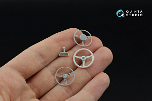 Ford GT40 Mark II '66 3D-Printed & coloured Interior on decal paper (Meng) (with 3D-printed resin and metal sticker parts)