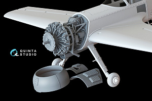 Su-31 Engine With Removed Cowls (Quinta Models)