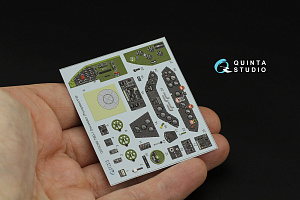 TBD-1 Devastator 3D-Printed & coloured Interior on decal paper (Trumpeter) (with 3D-printed resin parts)