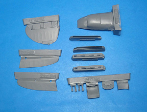 Additions (cast) 1/48 LaGG-3 66 series (Zvezda) correction kit (Vector) 