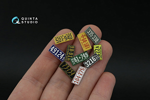 Southwestern U.S. License Plates 1910-1940 (All kits) (with metal base)