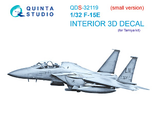 F-15E 3D-Printed & coloured Interior on decal paper (Tamiya) (small version)