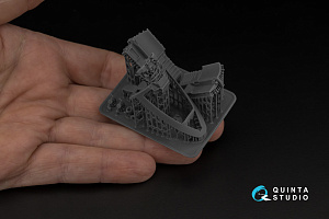 MiG-21MF (Moscow plant) 3D-Printed & coloured Interior on decal paper (RFM) (with 3D-printed resin parts)