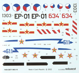 Model kit 1/72 Mikoyan MiG-15 Weekend edition  (Eduard kits)