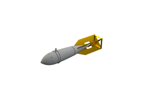 Additions (3D resin printing) 1/48 Nakajima B5N2 'Kate' 800kg bomb (designed to be used with Hasegawa kits) 