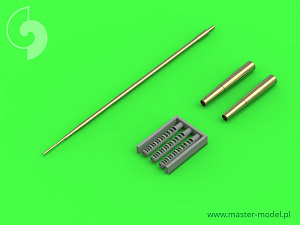 Aircraft detailing sets (brass) 1/72 Shenyang J-6/F-6 - gun barrels set, & Pitot Tube 