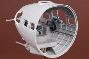 Additions (3D resin printing) 1/48B-17G Super Set - Bombardier pos.&Chin turret (SBS model)