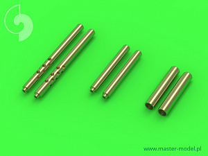 Aircraft detailing sets (brass) 1/72 Grumman F6F-3 Hellcat - early armament (.50 cal Browning barrels with drilled cooling jackets) 