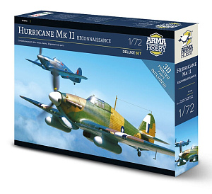 Model kit 1/72 Hawker Hurricane Mk.II Reconnaissance (Deluxe Double kit) (Arma Hobby)