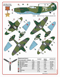 Decal 1/72 Lavochkin LaGG-3 Part 1. (3) (AML)