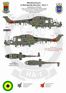 Decal 1/72 Westland Lynx in Worldwide Service Part 1 (AGM)